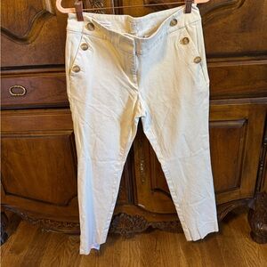 Stylish Beige Loft Pants